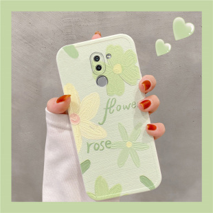 华为荣耀畅玩6X手机壳闺蜜小花油画可爱创意全包潮牌清新BLN-AL10