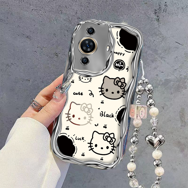 华为智选Hinova11手机壳M40全包N8Pro新鼎桥P50防摔nova10潮nova11软nova12硅胶se薄男女可爱套KT猫pro