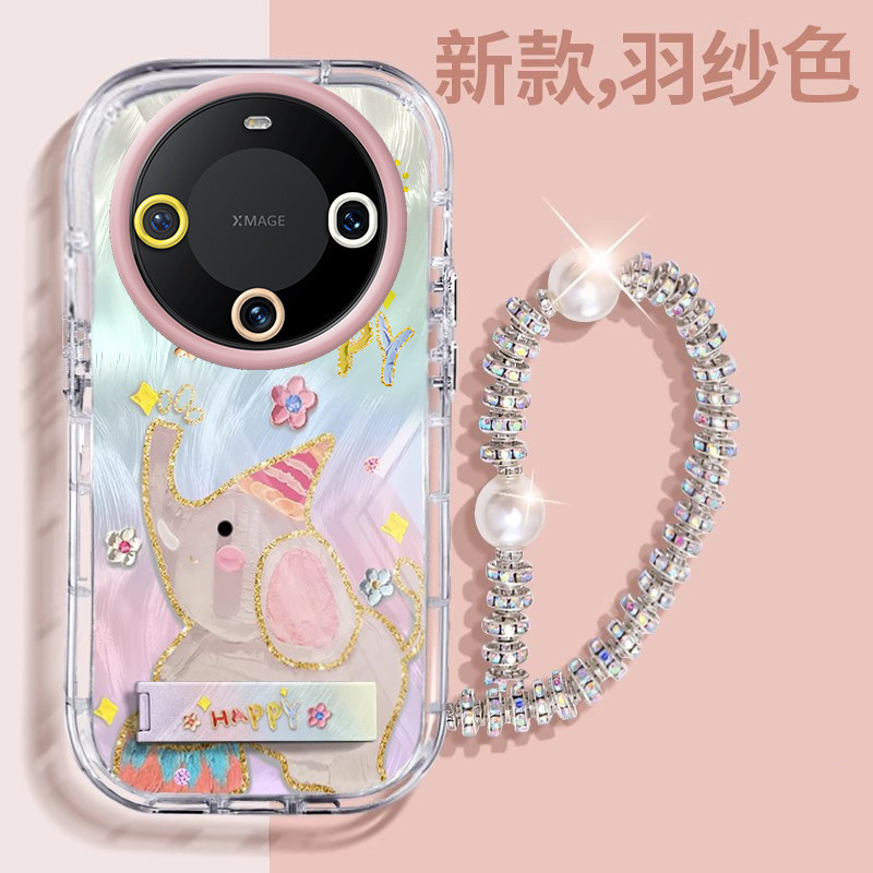 赵露思同款华为Mate60壳透明BRA-AL00全包防摔薄女可爱套外壳