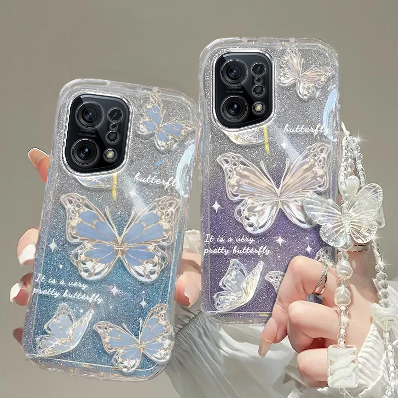 OPPO Findx5手机壳Find x3透明x2软x7套x8全包x6防摔pro潮A9高级A1感A11蝴蝶A3款A2男A5女OPPOFindx5新A8薄A7