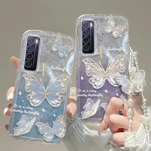 华为nova7手机壳nova7se透明nova7pro软3套Nova 4硅胶pro防摔i奢华5全包2潮6高档12蝴蝶13手链8软9男10女11新