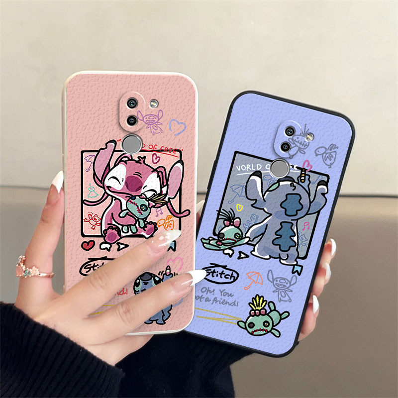 荣耀7X/7C/8/XMAX/8青春版/9/9i/V9/9青春版/note10小羊皮情侣手机壳定制款高级感小众一对全包防摔畅玩8C