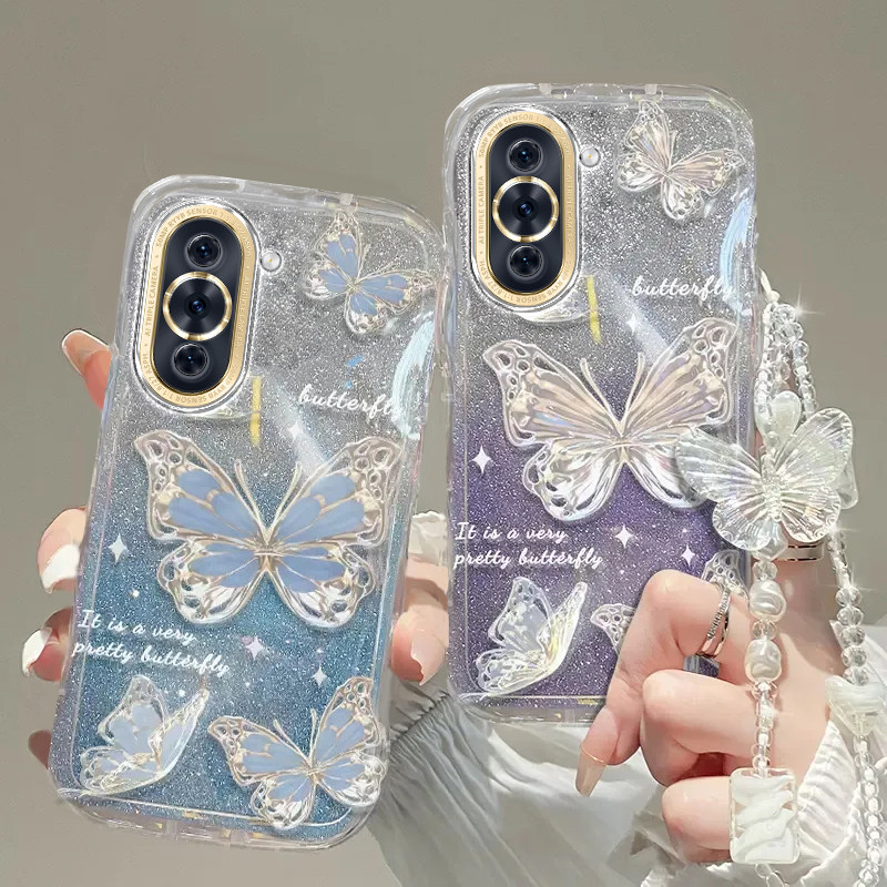 华为nova10手机壳nova10pro透明nova10se软3套Nova 4硅胶pro防摔i奢华5全包2潮6高档12蝴蝶13手链8软9男7女11