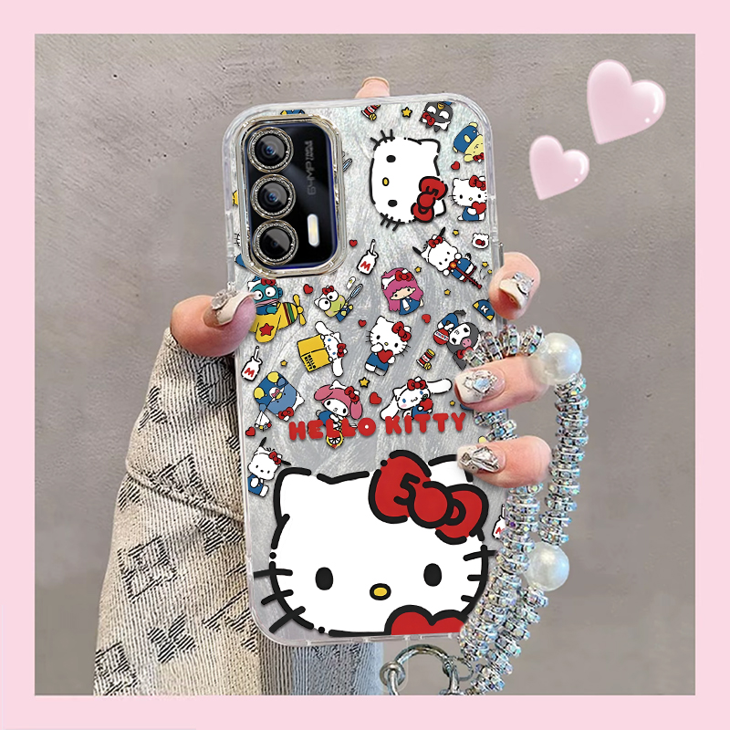 精孔kt猫realme真我GT手机壳RMX2202情侣全包防摔男女可爱套外壳