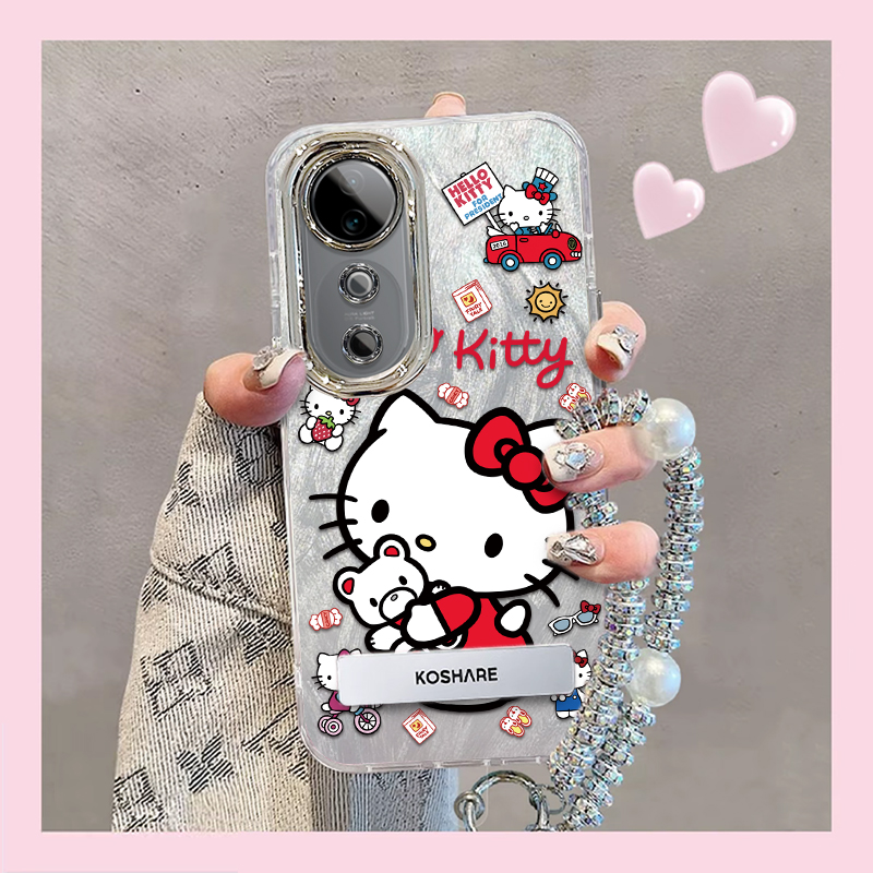 羽纱kt猫vivoS19手机壳V2364A情侣全包防摔软高级男女可爱套外壳