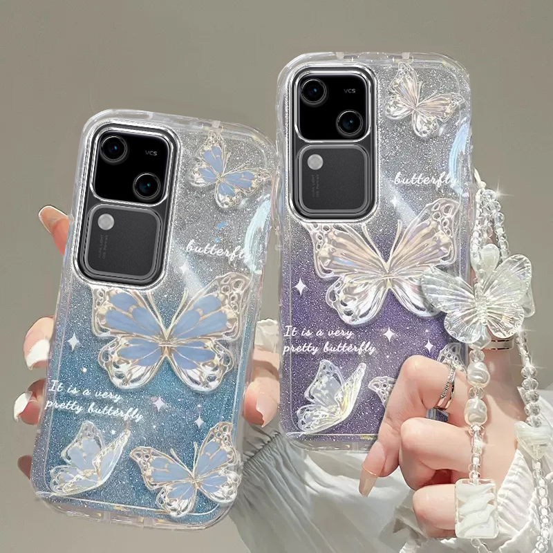 vivo s18手机壳s9透明E软s5套s1全包s6防摔pro潮s19奢华s7高档s10蝴蝶s12手链s15闪粉s17男s16女vivos18新NEX