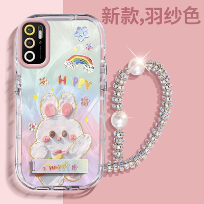 赵露思同款红米Note11SE壳透明5G全包防摔薄软男女可爱套外壳