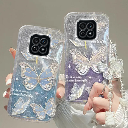 荣耀play5活力手机壳荣耀play 3透明4套6全包pro防摔T潮note10蝴蝶9高档C手链30闪粉100款40新50软80女honor