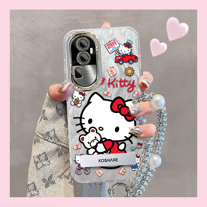 羽纱kt猫OPPOReno10Pro手机壳PHV110情侣全包防摔男女可爱套外壳