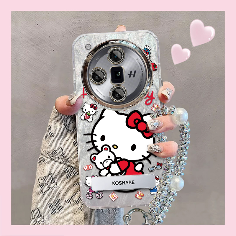 羽纱kt猫OPPOFindX7Ultra手机壳PHY110情侣全包防摔女可爱套外壳