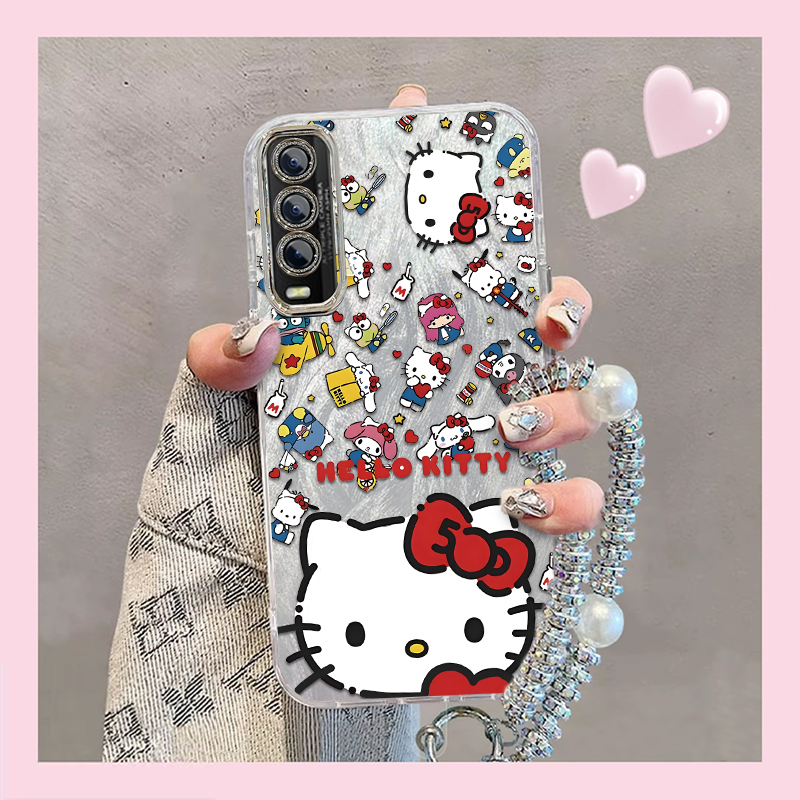 精孔kt猫iQOOU1手机壳V2023A情侣全包防摔硅胶高级男女可爱套外壳