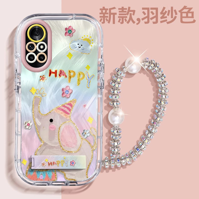 赵露思同款华为nova8壳透明ANG-AN00全包防摔薄女可爱套外壳
