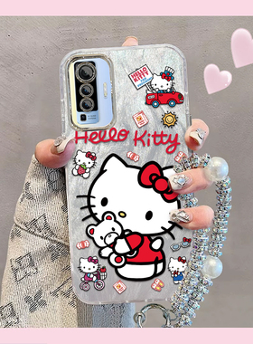 羽纱kt猫vivoX50手机壳V2001A情侣全包防摔软高级男女可爱套外壳