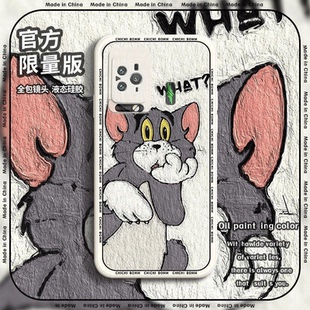 黑鲨5/5pro手机壳透明软壳防摔黑鲨5/5pro男女潮硅胶情侣可爱汤姆猫杰瑞鼠