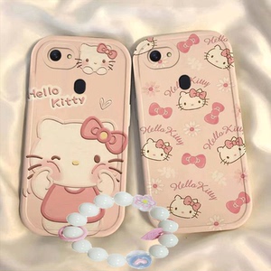 oppoa73手机壳oppo A73凯蒂猫硅胶4G新款透明卡通可爱全包套KT猫保护套软