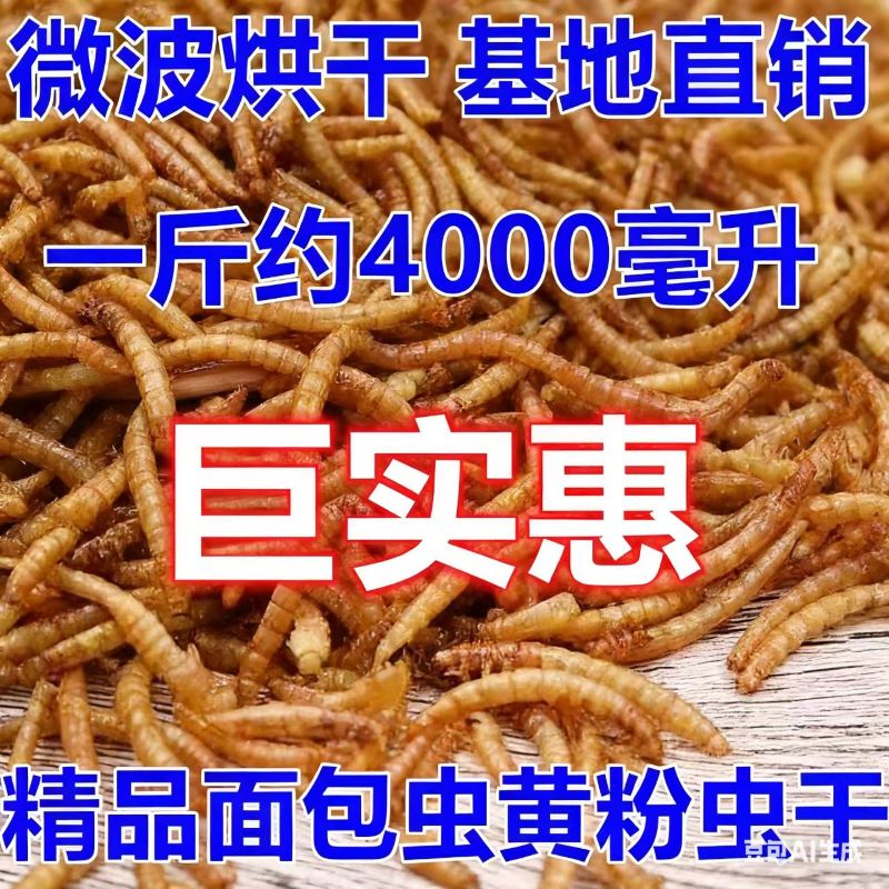 面包虫干黄粉虫宠物零食爬宠饲料