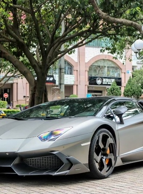 兰博基尼Aventador大牛LP700 LP740改装Mansry款干碳材质包围套件