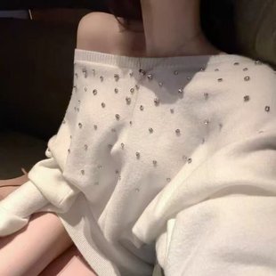 新款 烫钻星空连衣裙设计感小众2025春季 高级感 奶思小肥兔 CCZEE