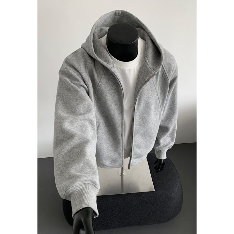 RMWS美式重磅双拉链连帽卫衣男女春秋季解构廓形宽松休闲外套潮