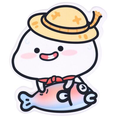 萌力星球乖巧宝宝菜猪小白可爱创意卡通汽车摩托电动装饰防水贴纸