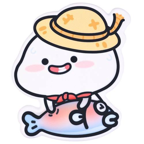 萌力星球乖巧宝宝菜猪小白可爱创意卡通汽车摩托电动装饰防水贴纸