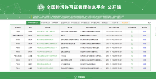 代填写全国排污许可证管理信息平台申请变更执行年报季报月报