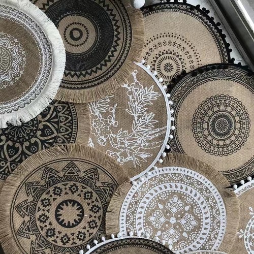 波西米亚风复古桌垫ins风编织