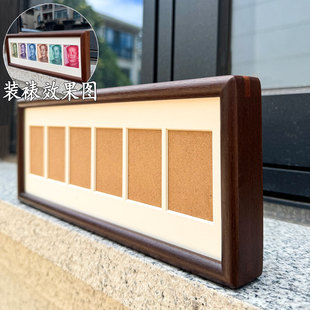 六行人民币相框大好河山风景画框钱币装饰一百亿生日礼物送男士