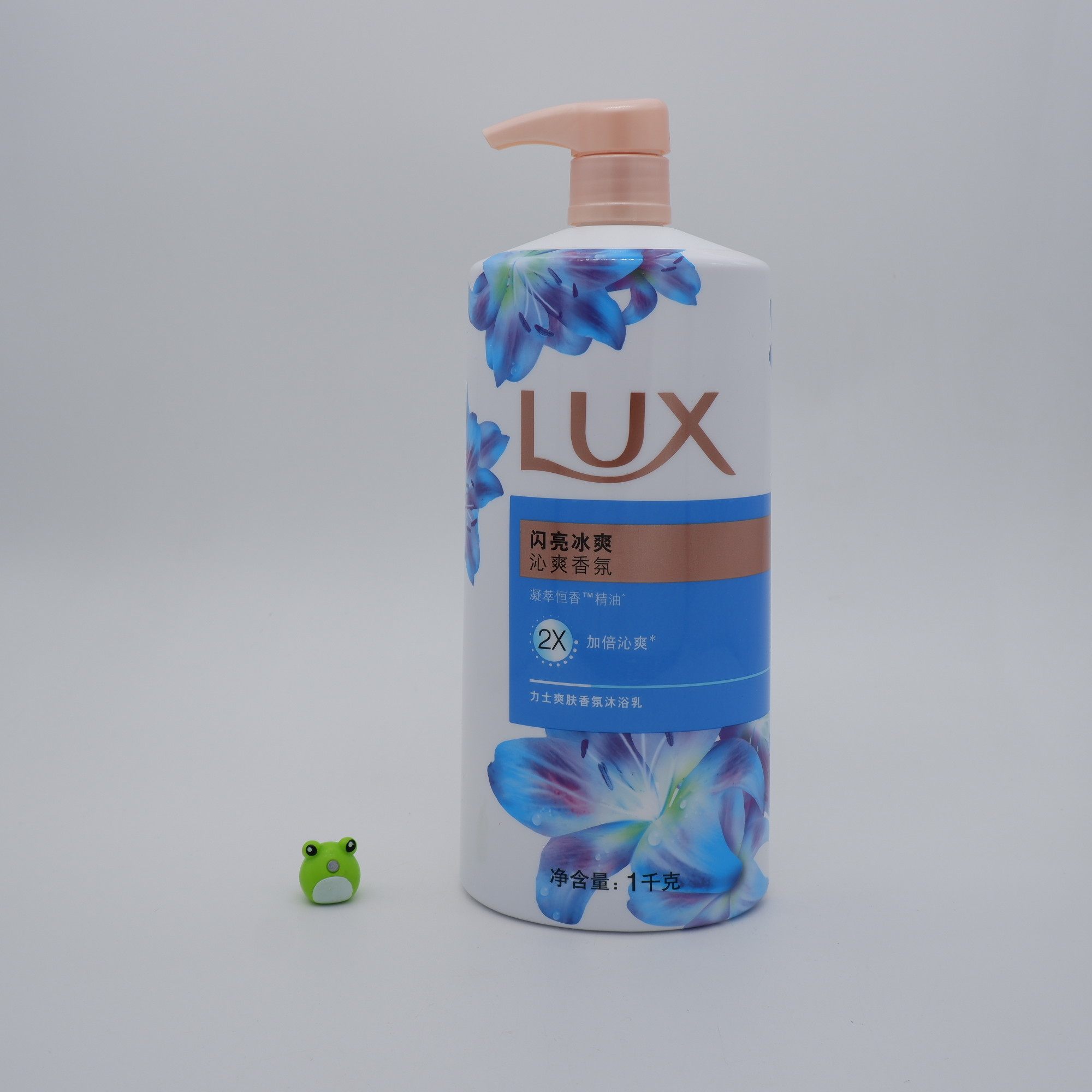 力士精油香氛沐浴露闪亮冰爽爽肤1kg滋润保湿嫩肤持久留香家庭装