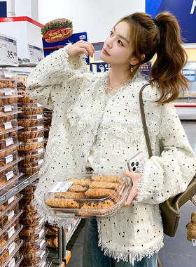 2026新款春装春季彩色波点小香风百搭外套2511p155k238