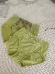 日韩系Panties 性感蕾丝刺绣爽滑弹力女士低腰包臀三角裤内裤底裤