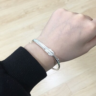 手环纯银十字架情侣同款手环情侣