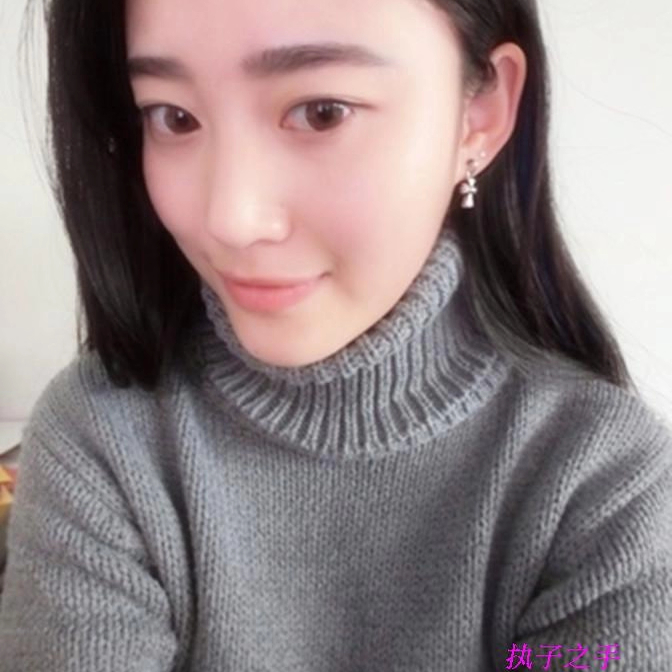 克罗潮欧美潮牌925纯银十字架鹿晗耳钉耳环CH实心耳坠男女款耳饰