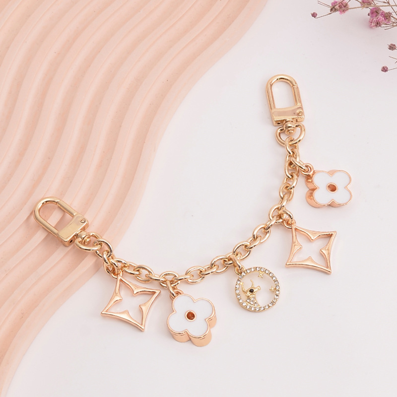 适用LV包改造四叶草链条包挂件