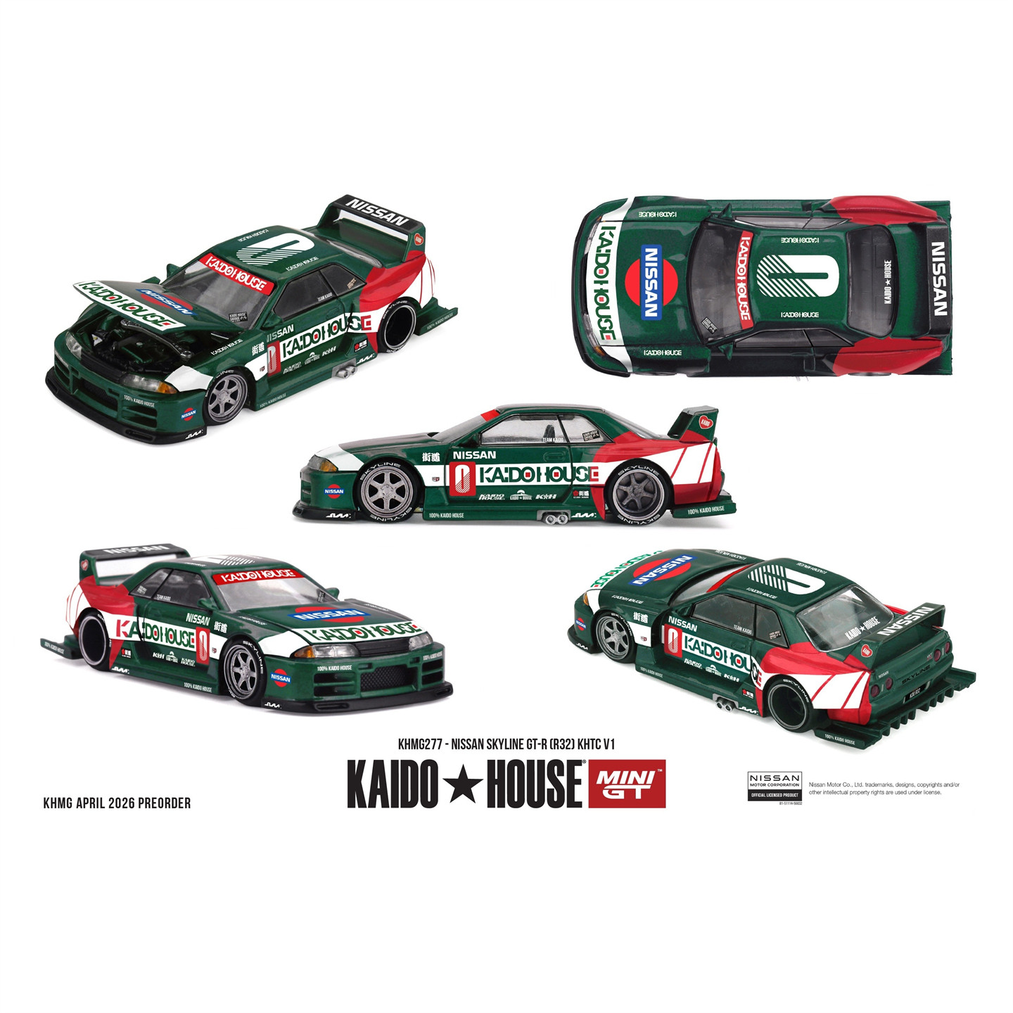 【预售】Kaido House + MINIGT 日产 Nissan Skyline GT-R (R32) - 实物图
