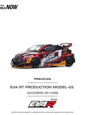 POPRACE 1:64 EVA RT PRODUCTION MODEL-02 GOODRIDE GR YARIS