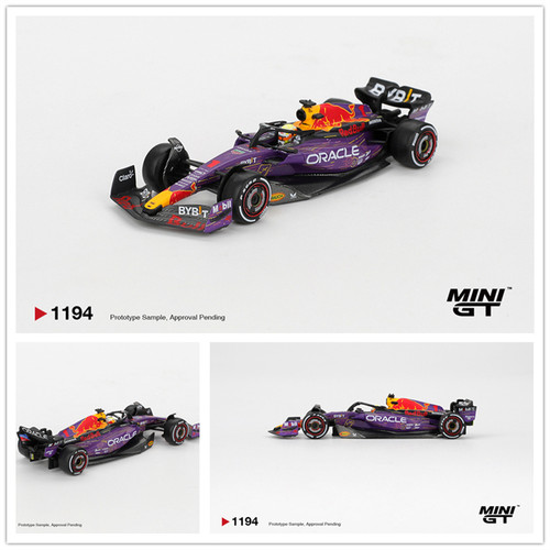MINIGT 1:64 1194号 Oracle Red Bull Racing RB19 #1 合金车模