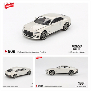 MINIGT 1:64 969号 Bentley Batur Bonneville Pearl 合金 车模