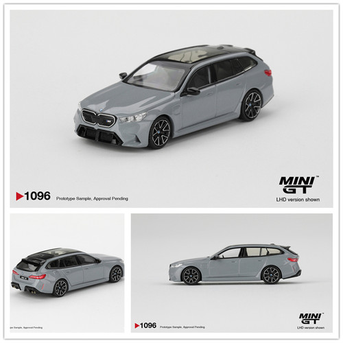 MINIGT 1:64 宝马 BMW M5 Touring (G99) Brooklyn 金属灰 车模