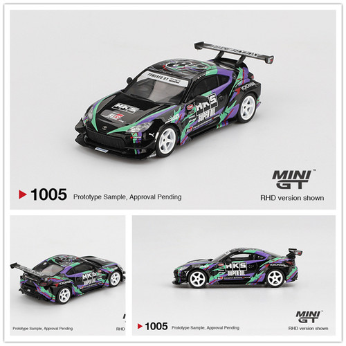 MINIGT 1:64 Toyota GR86 HKS TYPE R 2022 Tokyo Auto Salon车模