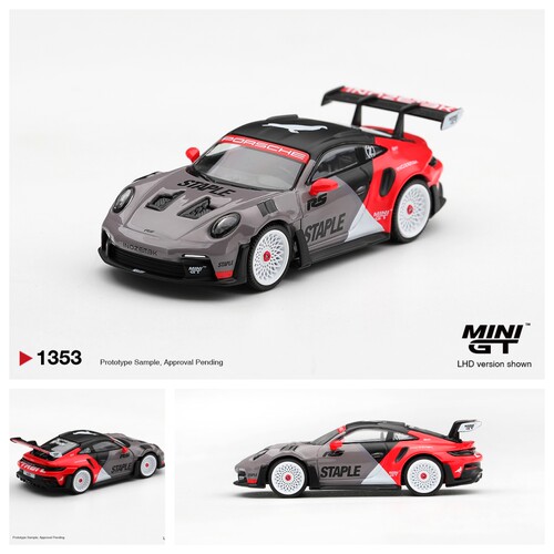 【预售】MINIGT 1:64 保时捷Porsche 911 GT3 RS STAPLExINOZETEK