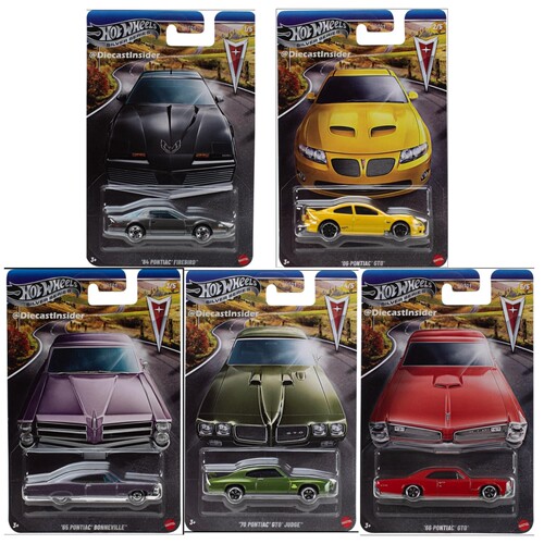 Hot Wheels风火轮 高级普卡银标庞蒂亚克系列 GRT01 仿真合金车模