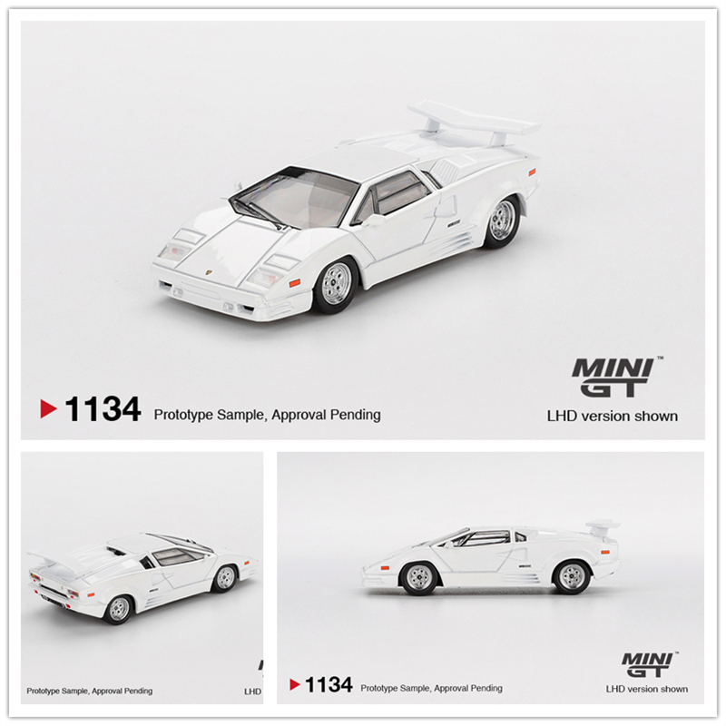 【预售】MINIGT 1:64 兰博基尼康塔什 25th Anniversary White 白
