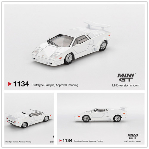 MINIGT 1:64 兰博基尼康塔什 25th Anniversary White白 合金车模