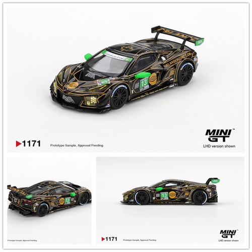 MINIGT 1:64 雪佛兰 Chevrolet Corvette Z06 GT3.R #13 合金车模