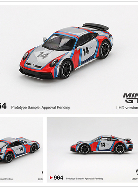 MINIGT 1:64 Porsche 911 Dakar Ice Grey Metallic Rally 1974