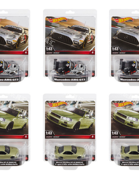 Hot Wheels 风火轮 1/43 奔驰AMG GT3 尼桑GT-R (R34) 合金车模