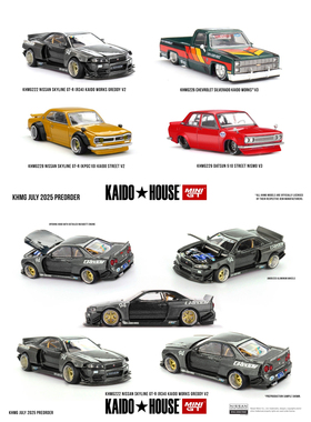 Kaido House + MINIGT Nissan Skyline GT-R (R34) Kaido Works