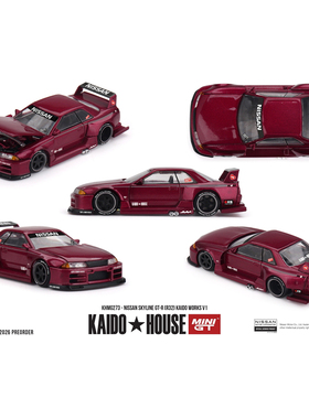 【预售】Kaido House + MINIGT 日产 Nissan Skyline GT-R (R32)
