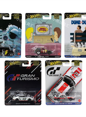 Hot Wheels风火轮金标娱乐文化HXD63尼桑R34 R35瓦罐面包合金车模